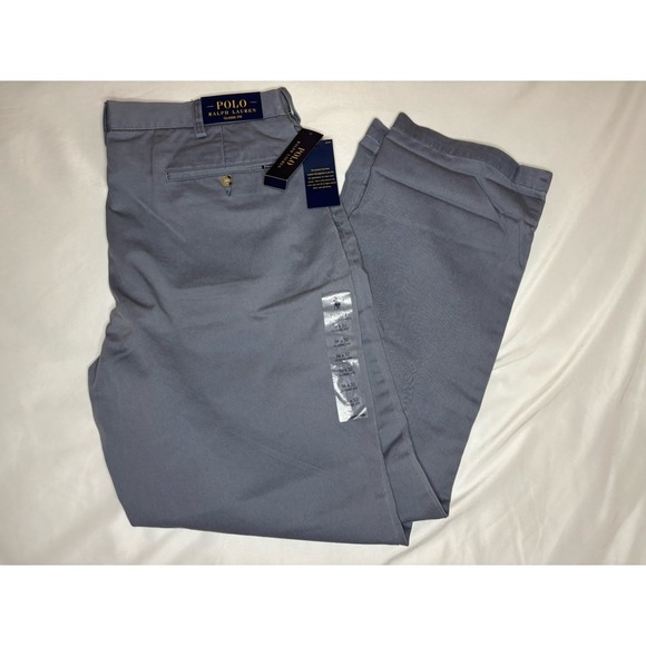 Polo Ralph Lauren Other - Polo‎ Ralph Lauren Chino Pants Mens 36x32 Preppy Classic Fit Blueberry Blue NWT